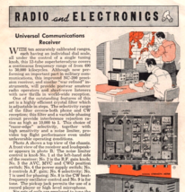 1945 Vintage Articles Radio &amp; Electronics Receivers Schematics Popular M... - £19.57 GBP