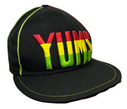 Yums Shoes Rasta Colors Red Gold Green Logo New Era Snapback Hat Cap - £19.77 GBP