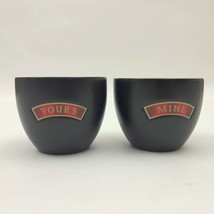 Baileys Irish Cream Mine and Yours Porcelain Dessert/Drink Cups 8 Oz Set... - $13.41 CAD