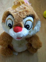 10" Disney Store Chip & Dale Chipmunk Plush Dale Soft Stuffed Animal EUC - $18.00