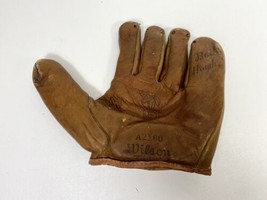 Vintage Wilson A2160 Leather Baseball Glove Hank Sauer Signature Model  - $29.65