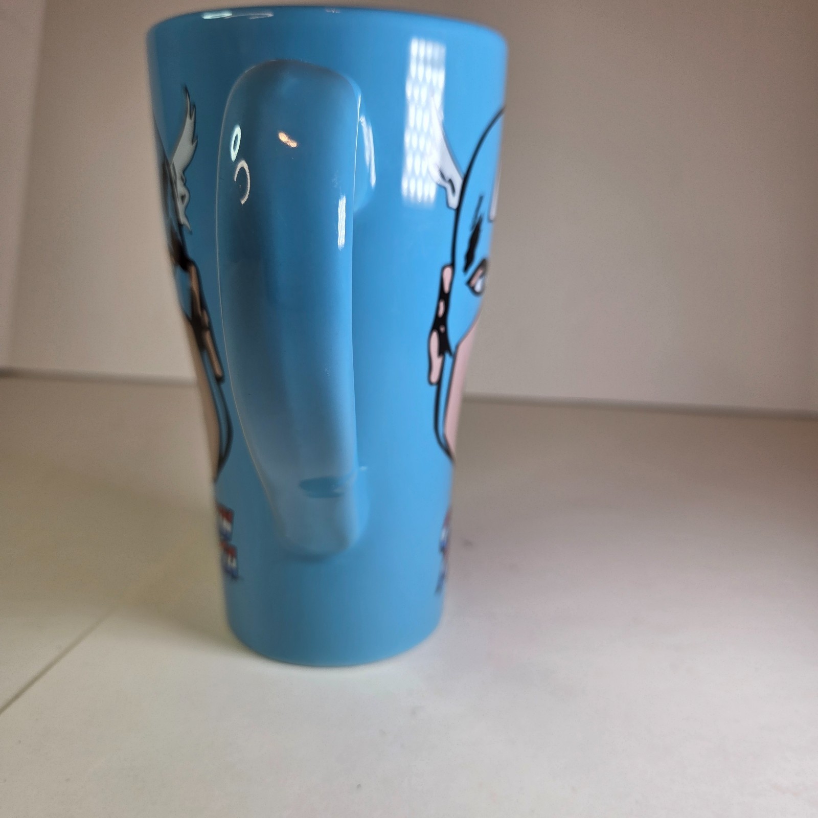 Captain America Marvel Comics Mug by Silver Buffalo 2010 16oz Blue Tall Cup Item image 2