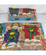 VTG 1988 Teenage Mutant Ninja Turtles 2 Twin Fitted Sheet Mirage Studios - $434.88 MXN