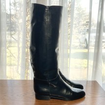 Charles David Roberta Tall Boot Womens 6.5 Patent Leather Knee High Riding Rain - £61.44 GBP