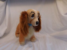 Lady and the Tramp Walt Disney World Plush Vintage 15&quot; Blue Collar - £19.75 GBP