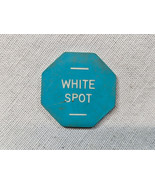 Vintage White Spot Bottle Token Blue Coin - $186.97 MXN