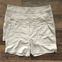 Columbia Khaki Shorts 2 Pair sz 10 NWOT - £34.79 GBP