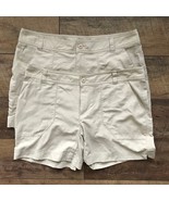 Columbia Khaki Shorts 2 Pair sz 10 NWOT - £32.97 GBP