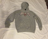 NFL Apparel Chicago Bears Men’s Size L Grey Hoodie Pullover - £16.56 GBP