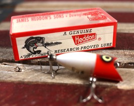 Vintage Heddon Tiny Lucky 370-RH Fishing Lure - $378.92 MXN