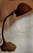 Vintage Industrial Gooseneck Adjustable Desk Lamp Art Deco Treboe Mfg. CO - $116.86