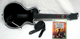 XBox 360 Guitar Hero III 3 Legends of Rock BUNDLE Wireless Guitar Video Game SET - £217.99 GBP