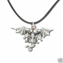 NEW MYSTICA ACCESSORY THREE HEADED DRAGON ALLOY PENDANT - £10.22 GBP