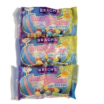Lot Of 3 Brachs Rainbow Sparkle Jelly Bird Eggs Beans 7 oz Expires Oct 2024 - $19.79
