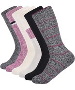 Six (6) Pair LUCKY BRAND Super Soft Boot Socks ~ Shoe Size 5-10 ~ Multic... - $26.18