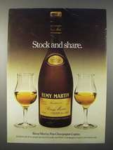 1979 Remy Martin Cognac Ad - Stock and Share - $18.49