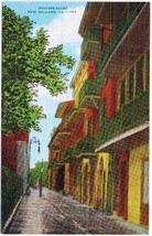 Louisiana Postcard New Orleans Pirates Alley - £1.69 GBP