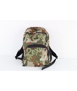 Vintage Roxy Surfing Distressed Spell Out Camouflage Backpack Book Bag N... - $899.87 MXN