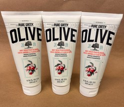 (SET of 3) KORRES Pure Greek Olive Body Cream Peach Blossom, 6.76 fl oz.... - $28.75
