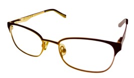 Lucky Brand Women&#39;s Eyeglass Rectangle Brown Metal D703  49mm - £36.13 GBP