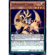 YUGIOH 3x Lunalight Tiger SHVI-EN013 1st edition LP - NM x 3 - £2.16 GBP