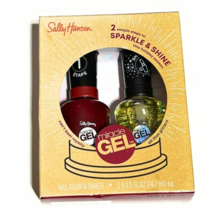 Sparkle &amp; Shine Holiday Nail Color Set (Can&#39;t Beat Royalty &amp; All That Gl... - $14.83