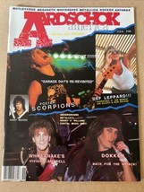 Revue 1987 Aardschok America Metallica Def Leppard Dokken Scorpions Poster - $29.60