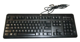 GENUINE HP KUS1206 USB KEYBOARD with SMART CARD TERMINAL 70084001- Black... - $10.88