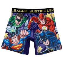 Underbrands Justice League Batman Superman Flash Robin Comfy Men&#39;s Boxers NWT - £14.34 GBP