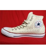 Converse Women US10 UK8 Chuck Taylor All Star Crochet hi tops Sneaker Shoe - £44.08 GBP