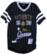 Bare Fox Womens Large Top Authentic 1973 Queen Champions White Black Jersey - $145.21 MXN