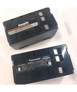 Panasonic PV-BP18 &amp; Energizer ccm2460 camcorder battery pack set FOR PARTS - €9,44 EUR
