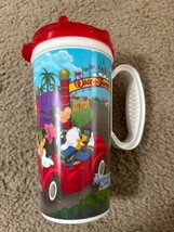 Walt Disney World red resort Whirley Insulated coffee refillable Mug - £5.07 GBP