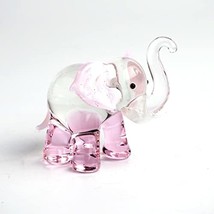 ZOOCRAFT Figuras de elefante de la suerte, arte soplado a mano, de cristal, cole - £41.40 GBP