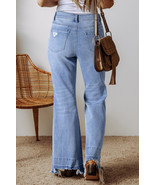 Ashleigh Blue Acid Wash Raw Hem High Waist Flared Jeans - $716.76 MXN Ashleigh Blue Acid Wash Raw Hem High Waist Flared Jeans - $716.76 MXN