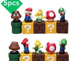 5pcsset super mario action figure set   model doll cake decoration   anime toy  1  thumb155 crop