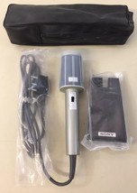Vtg NOS Sony Single Point Stereo Dynamic Microphone F 99S Stand &amp; Case - £38.75 GBP