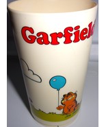 Vintage Garfield Plastic Cup Tumbler 10oz USA 1978 Jim Davis Deka Plastics  - $7.99