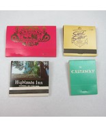 4 Vintage Matchbooks Madonna Inn Sand Sailer Highlands Inn Castaway Cali... - £14.93 GBP