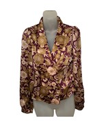 FAVORITE DAUGHTER Rani Floral Long Sleeve Blouse $198 size S - £34.85 GBP