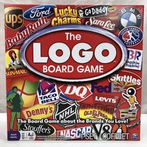 THE LOGO BOARD GAME BY SPIN MASTER - PREOWNED - COMPLETE - £5.41 GBP