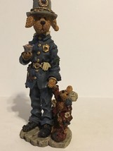 Boyds Bears Resin SGT REX &amp; MATT THE RUNAWAY Resin Dog Cop Folkstone 287... - $193.86 MXN