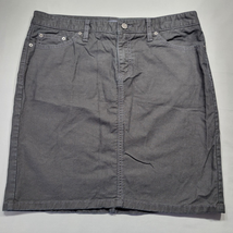 Gap Women Skirt Size 10 Black Stretch Mini Denim Jean Classic Cotton Y2K Pockets - £10.77 GBP