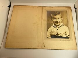 Antique Vintage Cabinet Card Photograph Infant Baby Victorian Gothic OOA... - $9.89