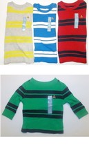 Baby Gap Toddler Boys Long Sleeve Thermal Shirts 3 Choices Sizes 3-6M 4T 5T NWT - £12.82 GBP