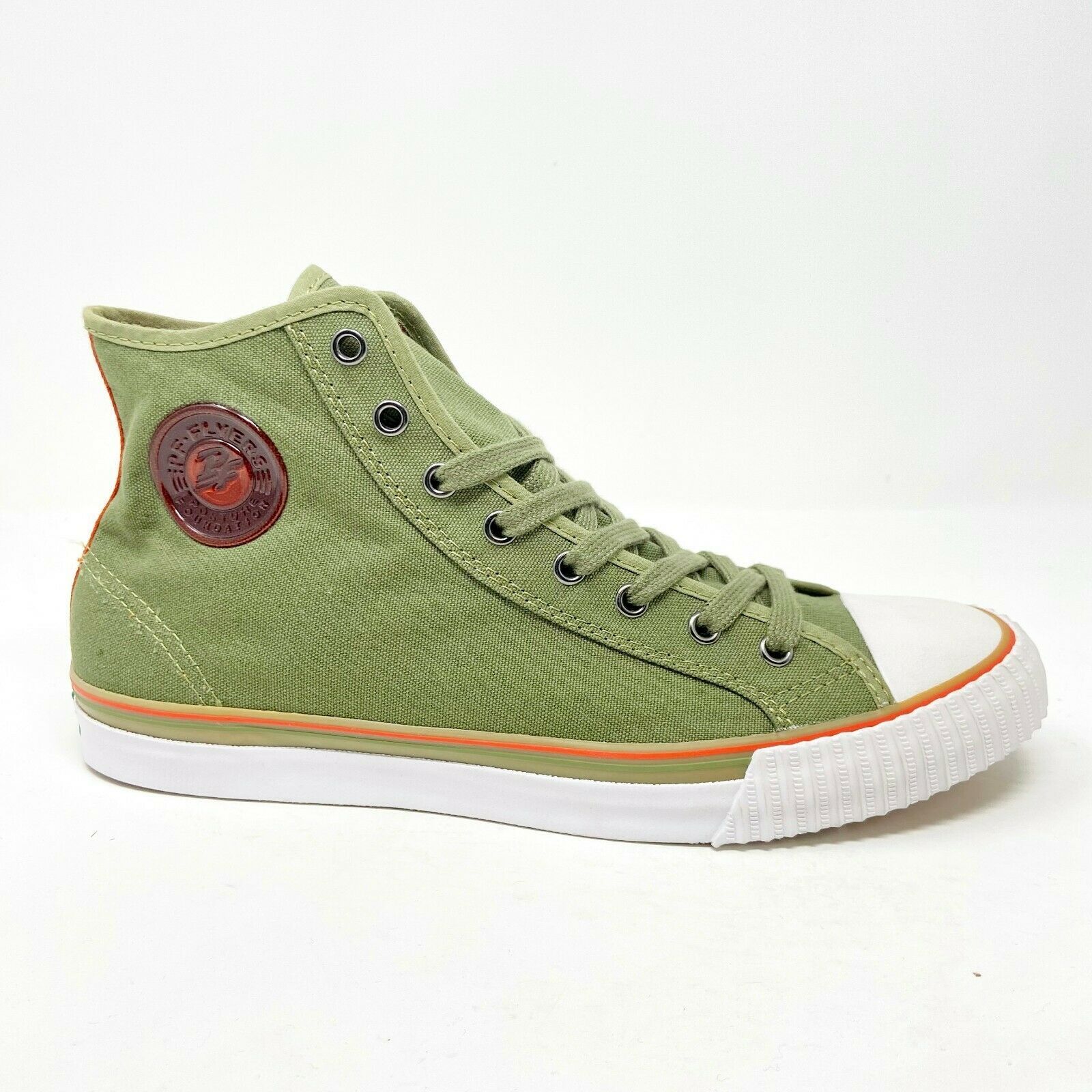 PF Flyers Center Hi Reiss Army Olive Green White Mens Shoes Sneakers PM11CH2B