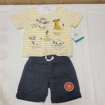 Infant Disney Baby 2 Pc Shorts Outfit Pumba Lion King sz 6/9 months - £11.34 GBP