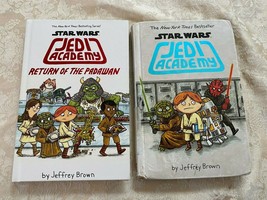 Star Wars Jedi Academy Series Hardcover Books 1 &amp; 2 by Jeffrey Brown - Lot of 2 - £7.95 GBP