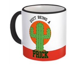 Quit Being a Prick : Gift Mug Cactus Succulents Desert Cute Funny Christmas - £12.81 GBP