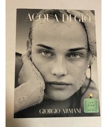 1990s Giorgio Armani Acqua Di Gio Perfume Vintage Print Ad Advertisement... - $7.91